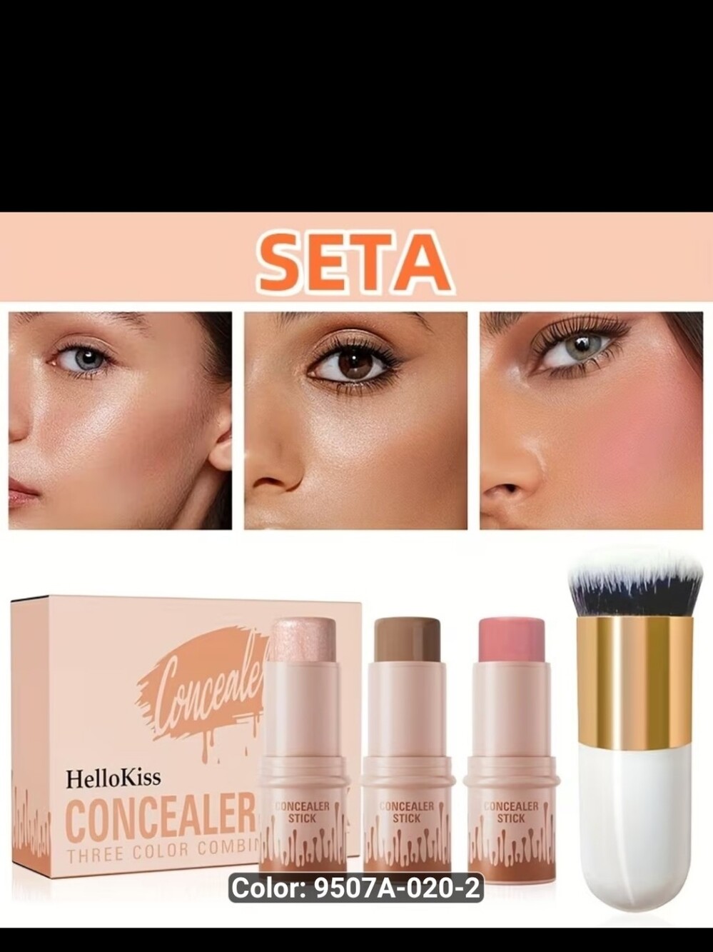 New Three-Color Concealer Contouring Stick Set -1634-674
